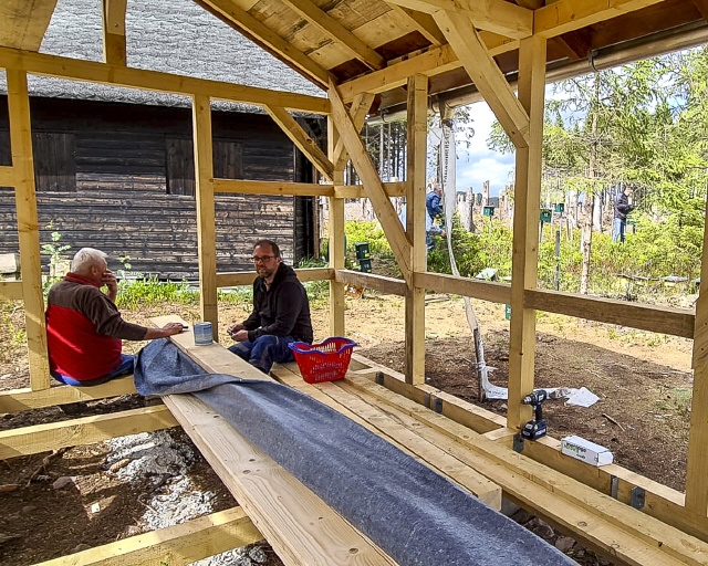 Neubau der Hütte und Bilder von 2025